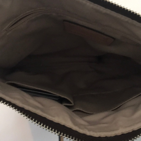 Coach Peyton Brown Crossbody Purse Tattersall - Picture 8 of 12